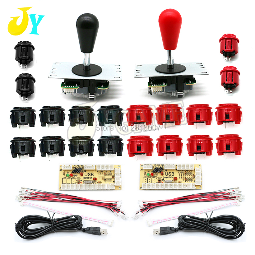 Arcade Button Kit - Drążek arkadowy zestaw DIY Zero opóźnienia