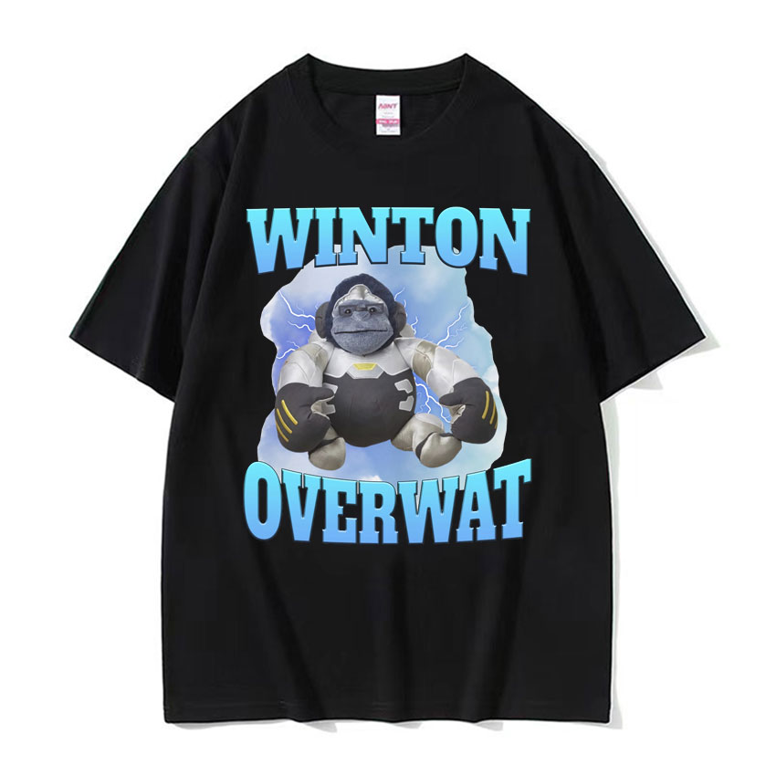 Retro Gaming Meme - Koszulka męska Winton Overwat Meme Funny