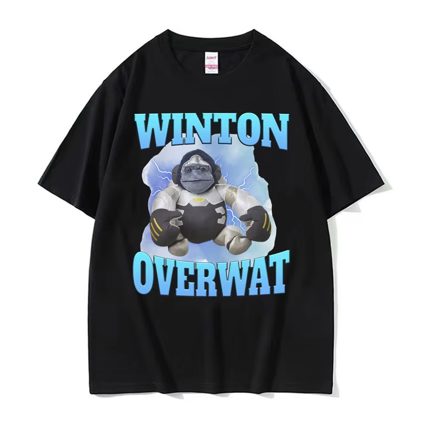 Retro Gaming Meme - Koszulka męska Winton Overwat Meme Funny