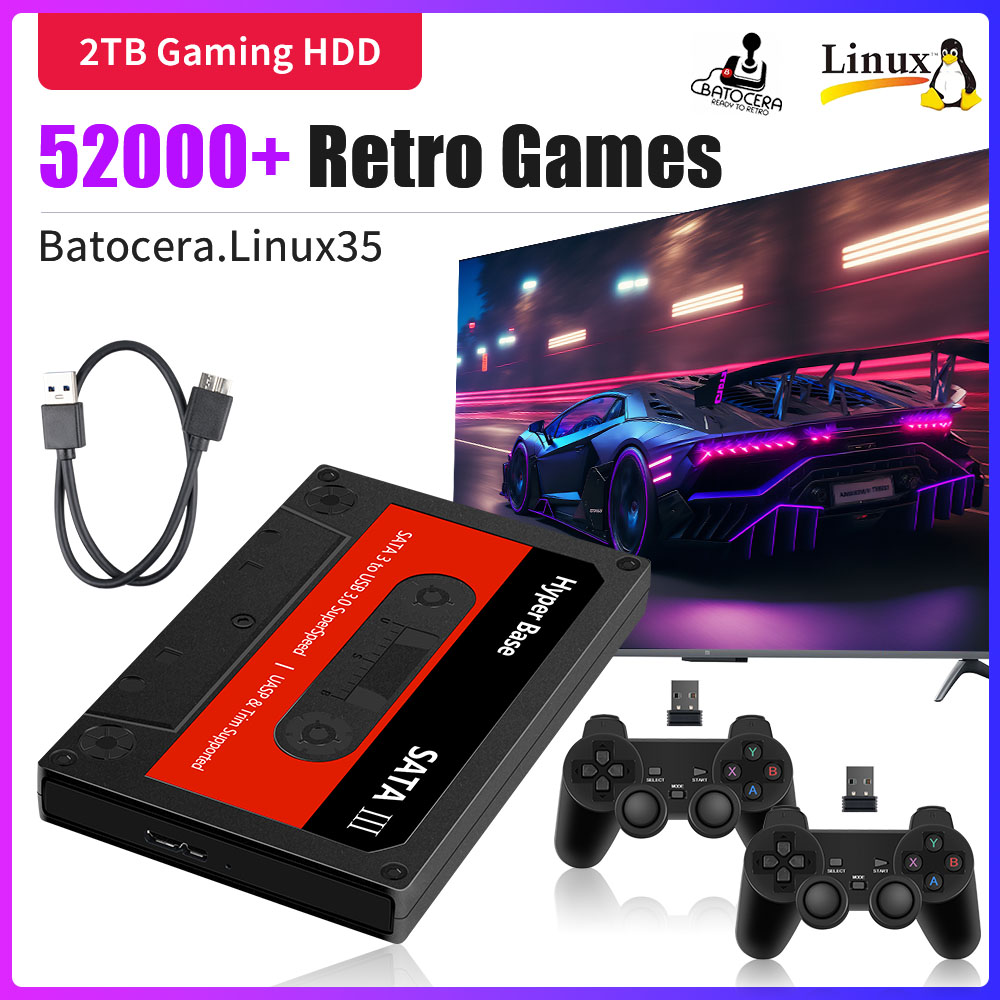 Retro Gaming Emulator Pc - Hyper Base Batocera 2TB Dysk Twardy