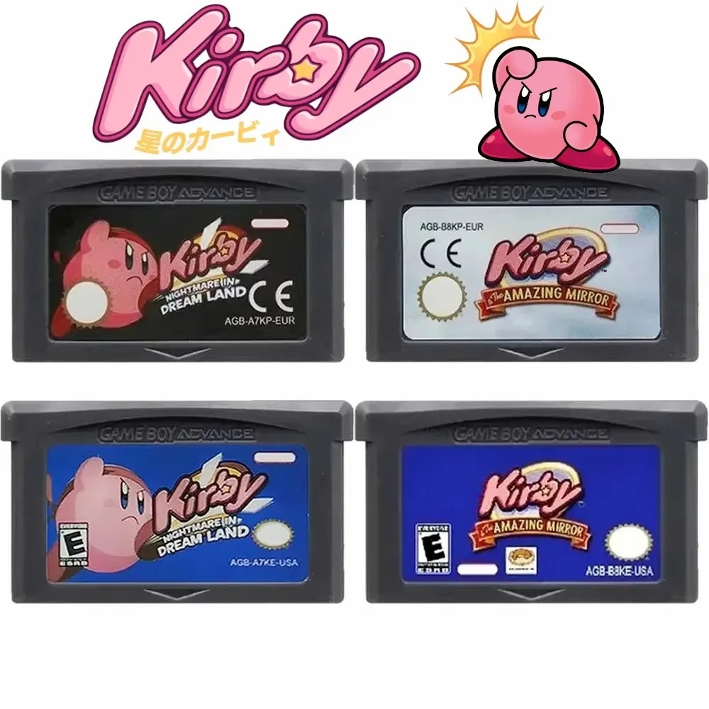 Retro Game Card - Kartridż z grą Kirby do konsoli