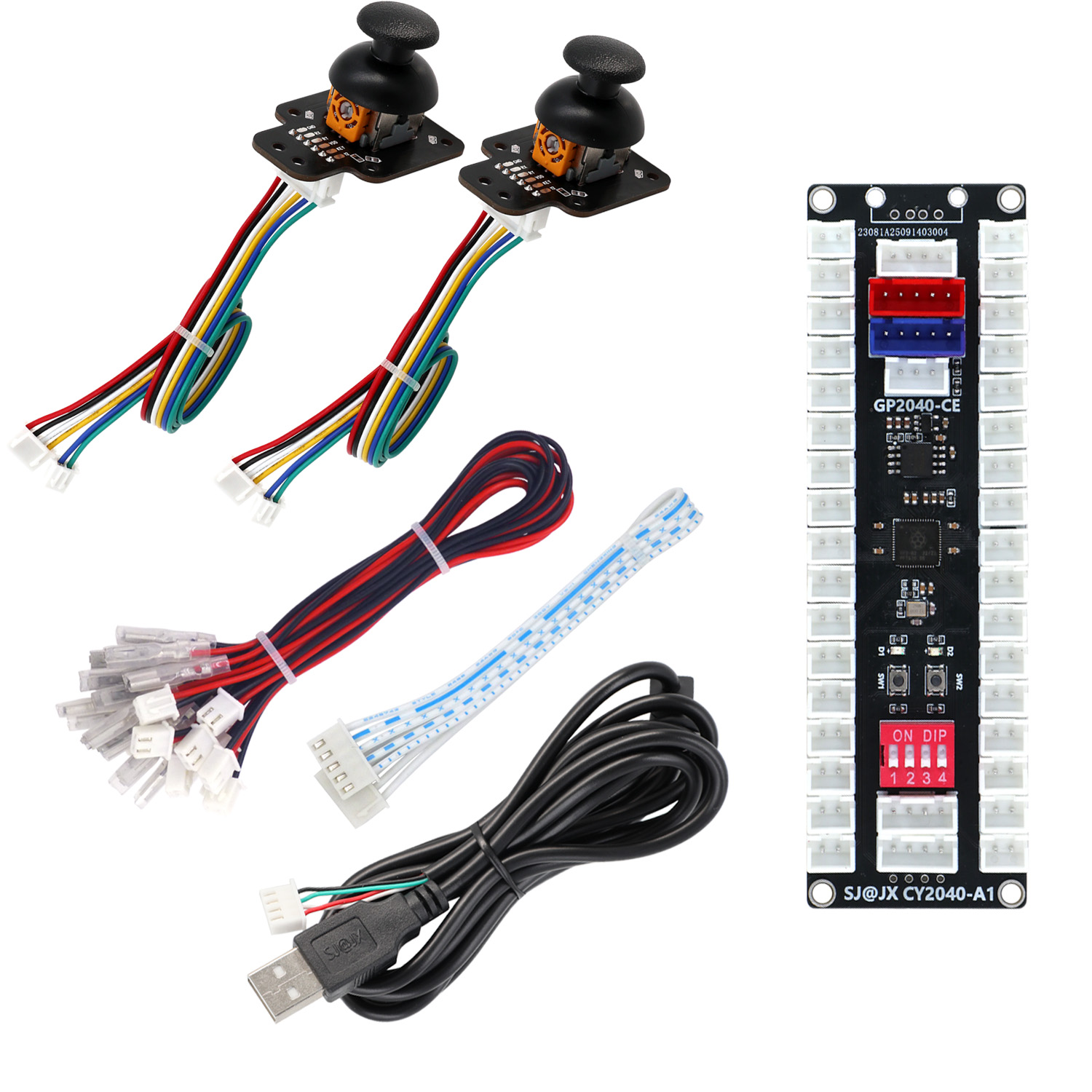 Arcade Button Kit - Zestaw przycisków joysticka kontrolera arcade SJ@JX