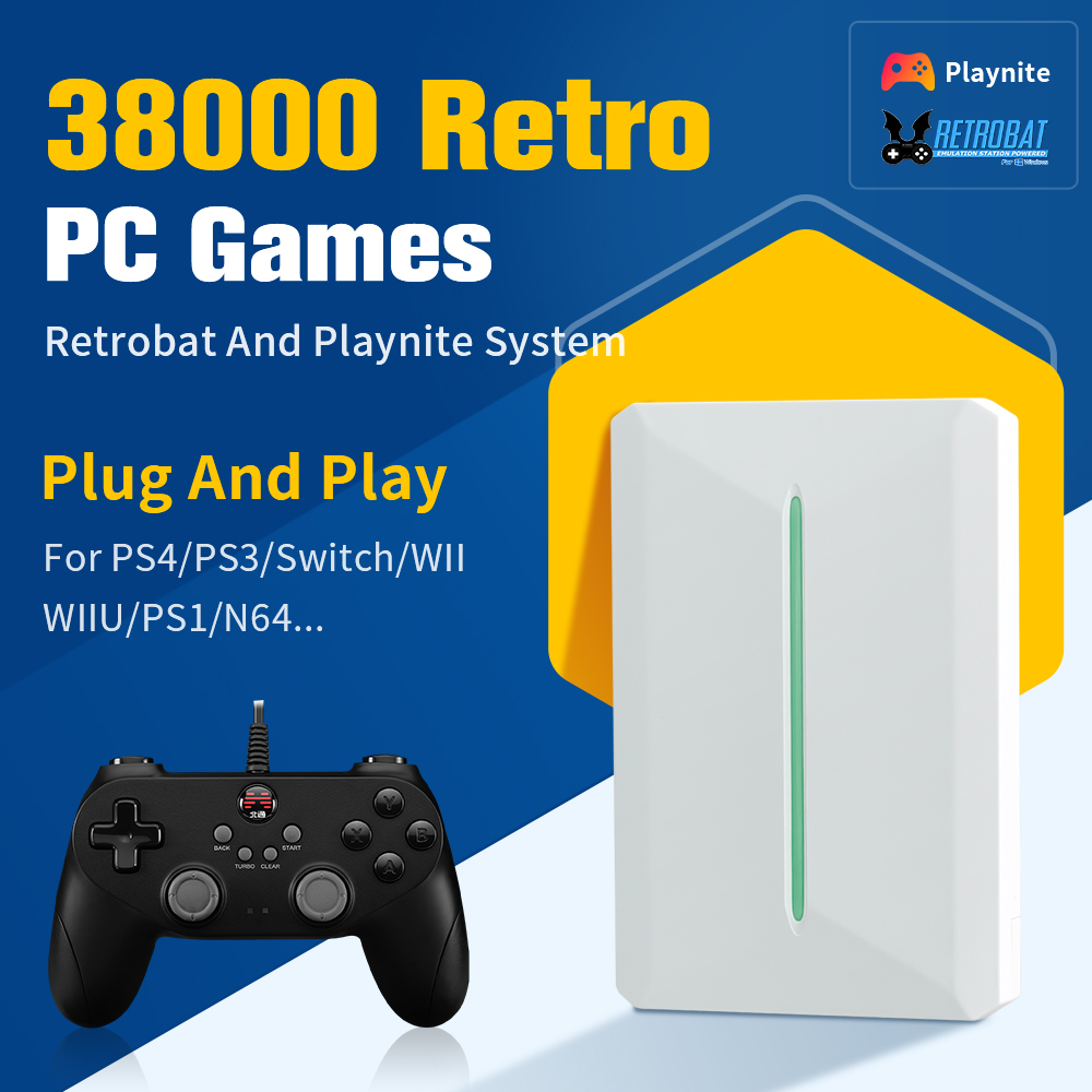 Retro Gaming Emulator Pc - Przenośny dysk twardy 500G z grami