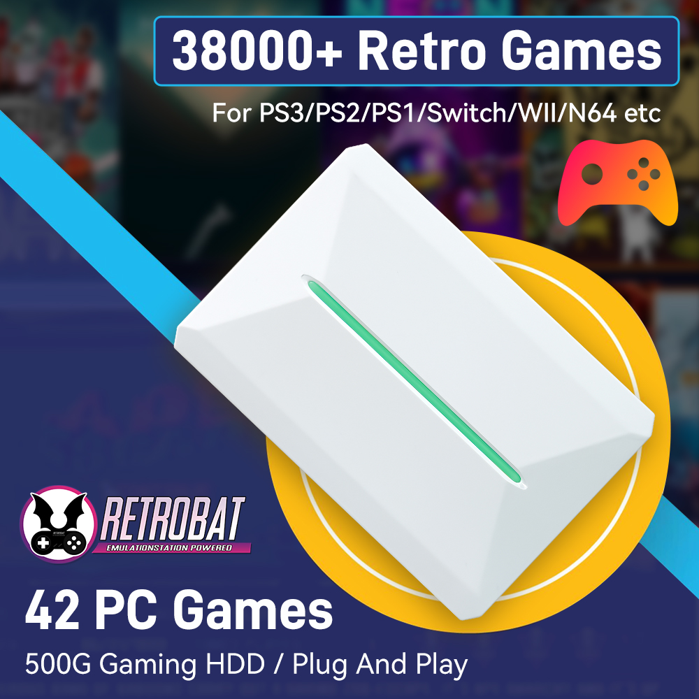 Retro Gaming Emulator Pc - Dysk HDD do gier retro na