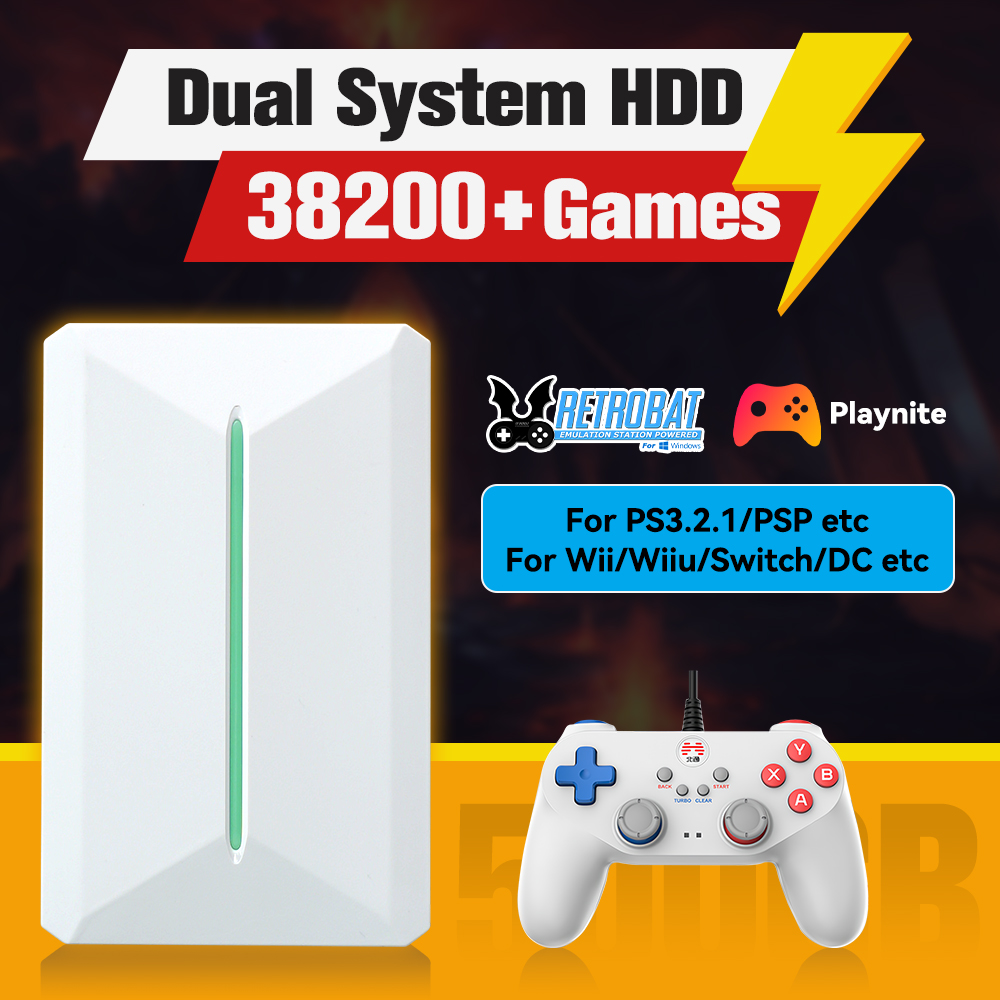 Retro Gaming Devices - Retrobat&Playnite System HDD Retro konsola do