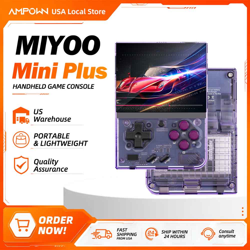 Retro Gaming Devices - Konsola retro Miyoo Mini+ z ekranem