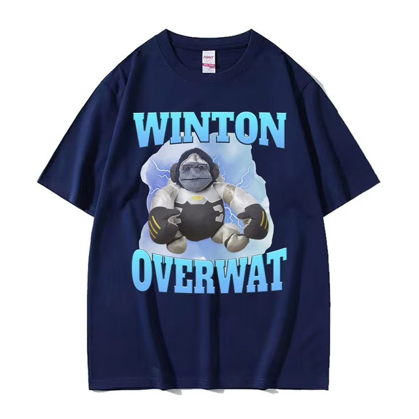 Koszulka męska Winton Overwat  – Retro Gaming Meme recenzja i cena