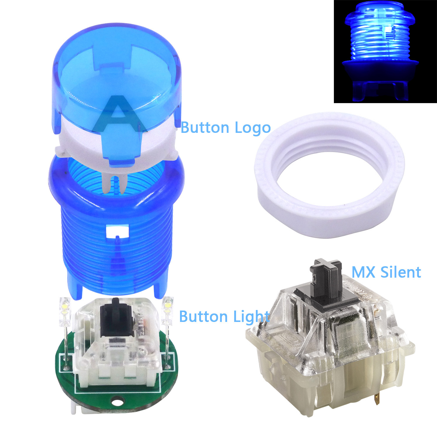 SJ @ JX przycisk do gry arkado – Arcade Button Kit recenzja i cena