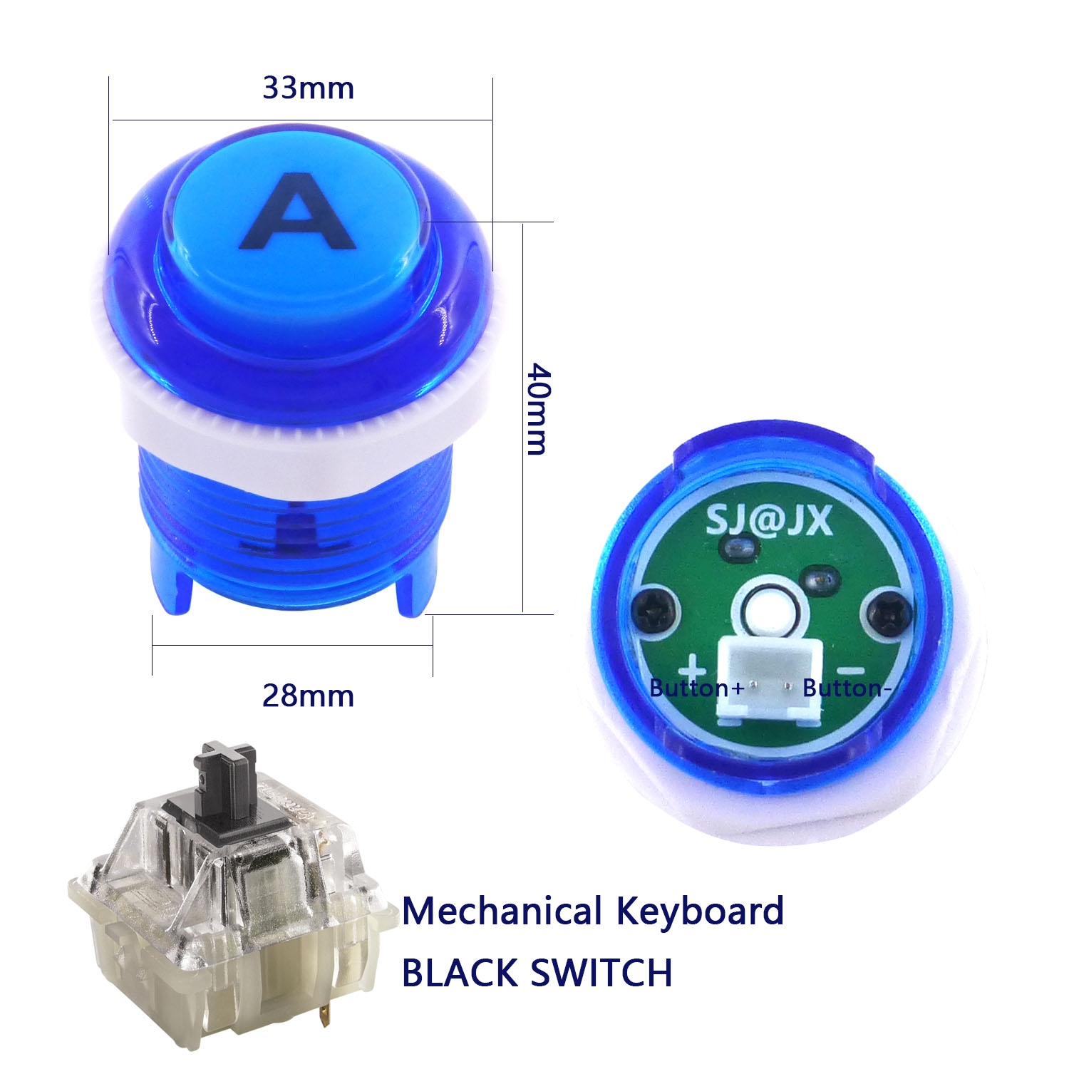 SJ @ JX przycisk do gry arkado – Arcade Button Kit recenzja i cena