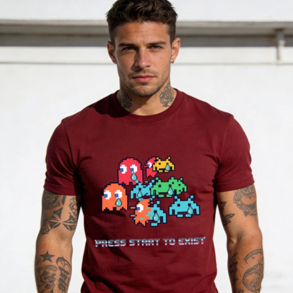 Koszulka z grafiką: Naciśnij S – Retro Gaming Meme recenzja i cena