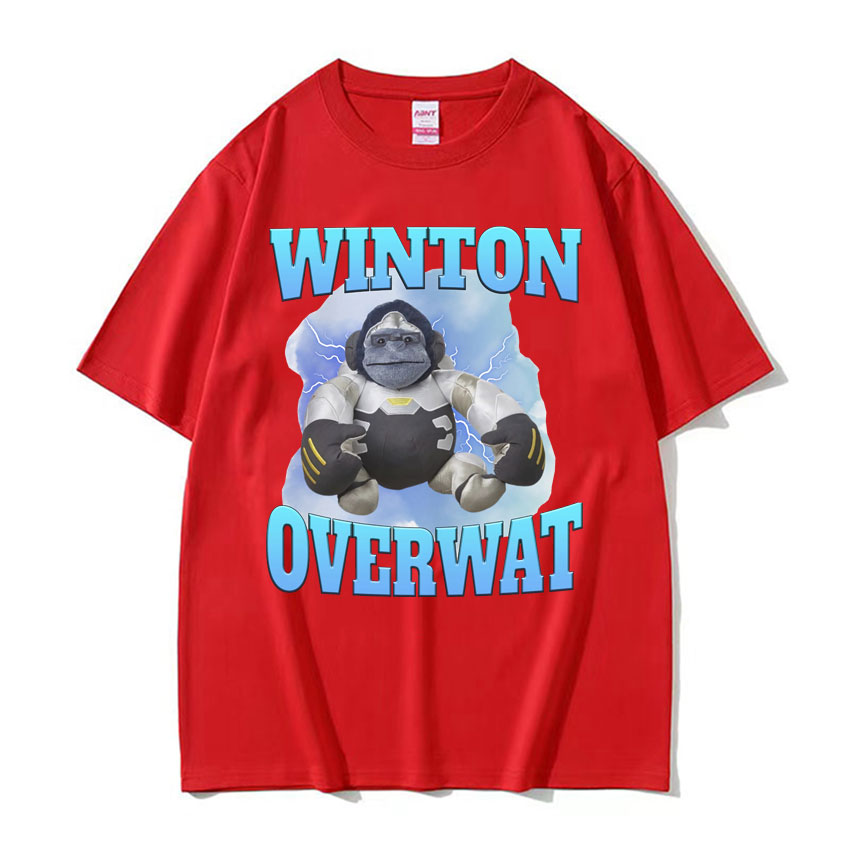 Koszulka męska Winton Overwat  – Retro Gaming Meme recenzja i cena