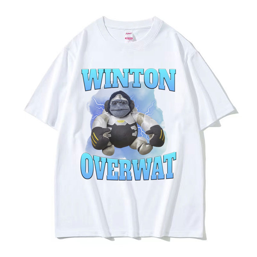 Koszulka męska Winton Overwat  – Retro Gaming Meme recenzja i cena