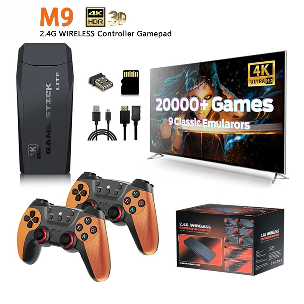 Konsola do gier wideo M9 4K 20 – Retro Gaming Game Stick recenzja i cena
