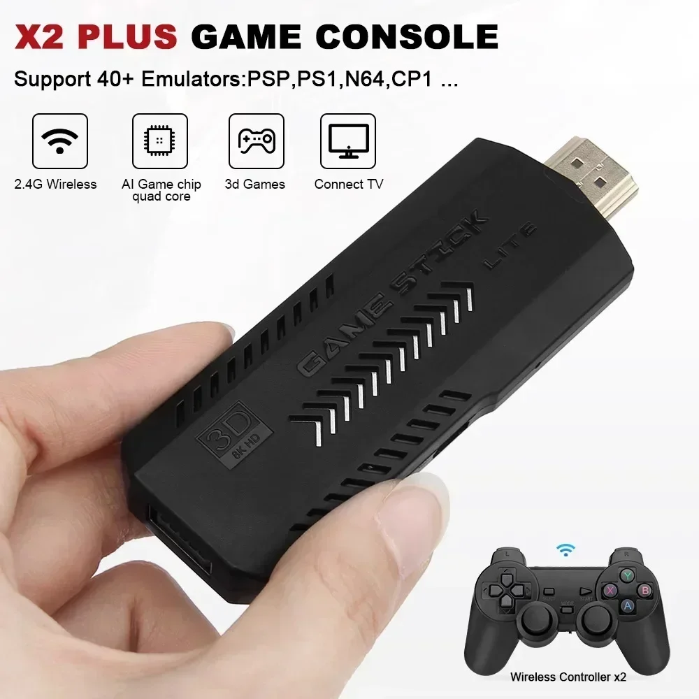 X2Plus Retro 4K 3D HD Game Sti – Retro Gaming Game Stick recenzja i cena