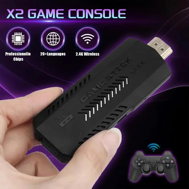 Konsola do gier retro X2 PLUS  – Retro Gaming Game Stick recenzja i cena