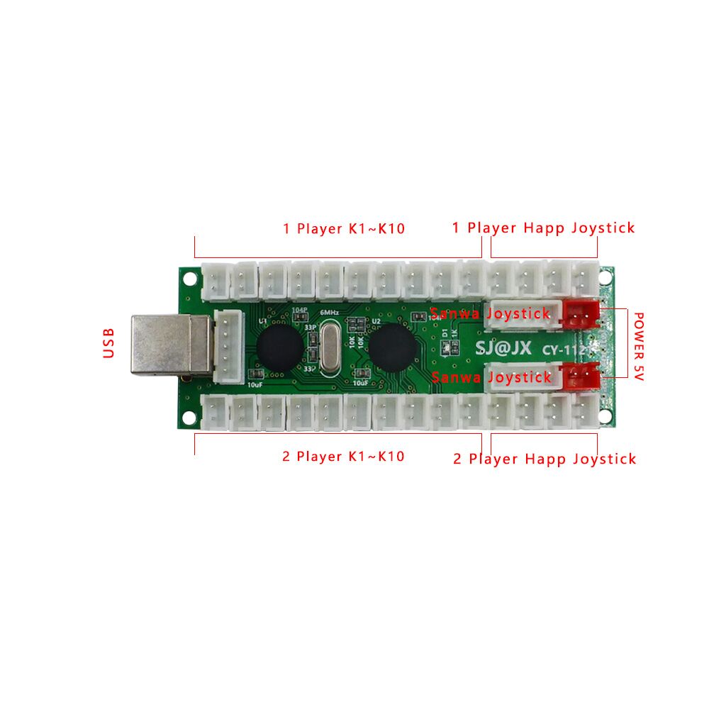 Zestaw Arcade DIY dla 2 graczy – Arcade Button Kit recenzja i cena