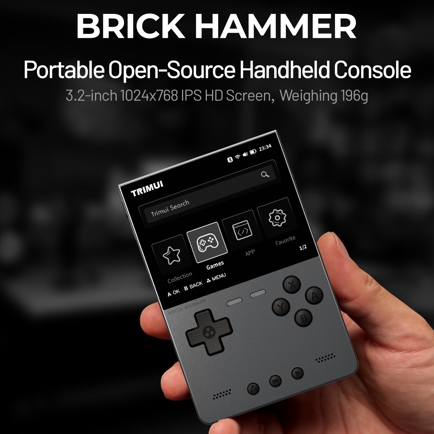 TRIMUI BRICK HAMMER Retro Kons – Retro Gaming Mobile recenzja i cena