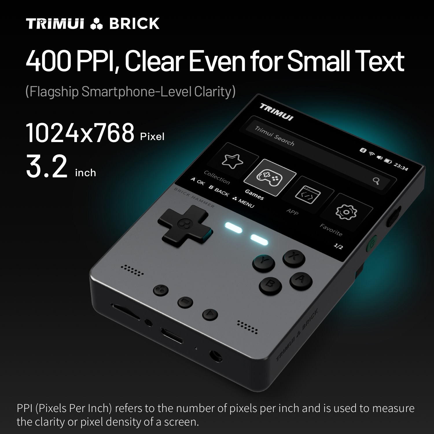 TRIMUI BRICK HAMMER Retro Kons – Retro Gaming Mobile recenzja i cena