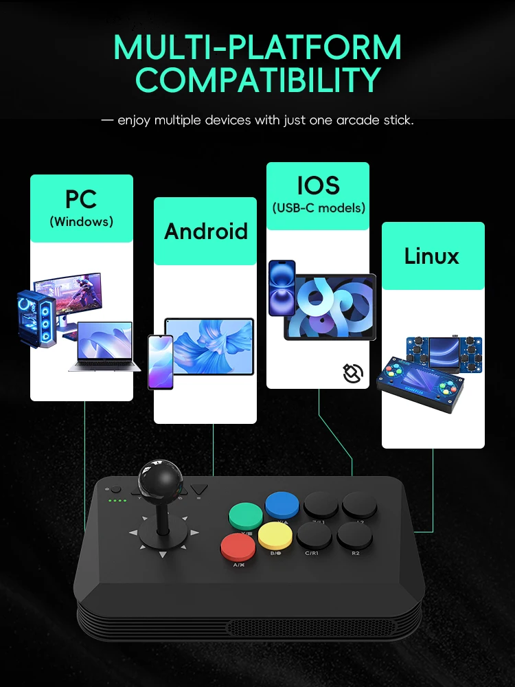 Bezprzewodowy joystick arcade  – Retro Gaming Game Stick recenzja i cena